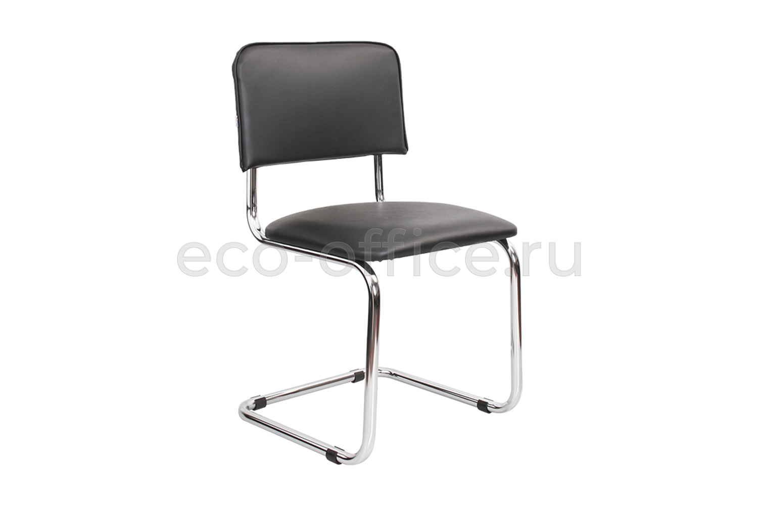 Стул SYLWIA Chrome 450320/V4 Чёрная экокожа купить в Севастополе