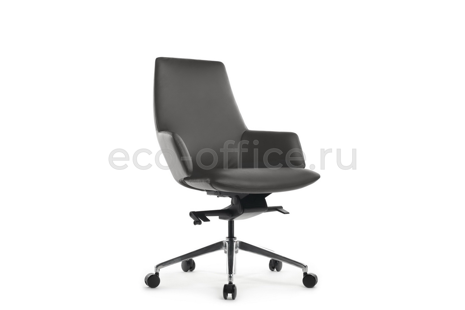 Кресло руководителя RV Design SPELL-M B1719 Антрацит кожа купить в Севастополе