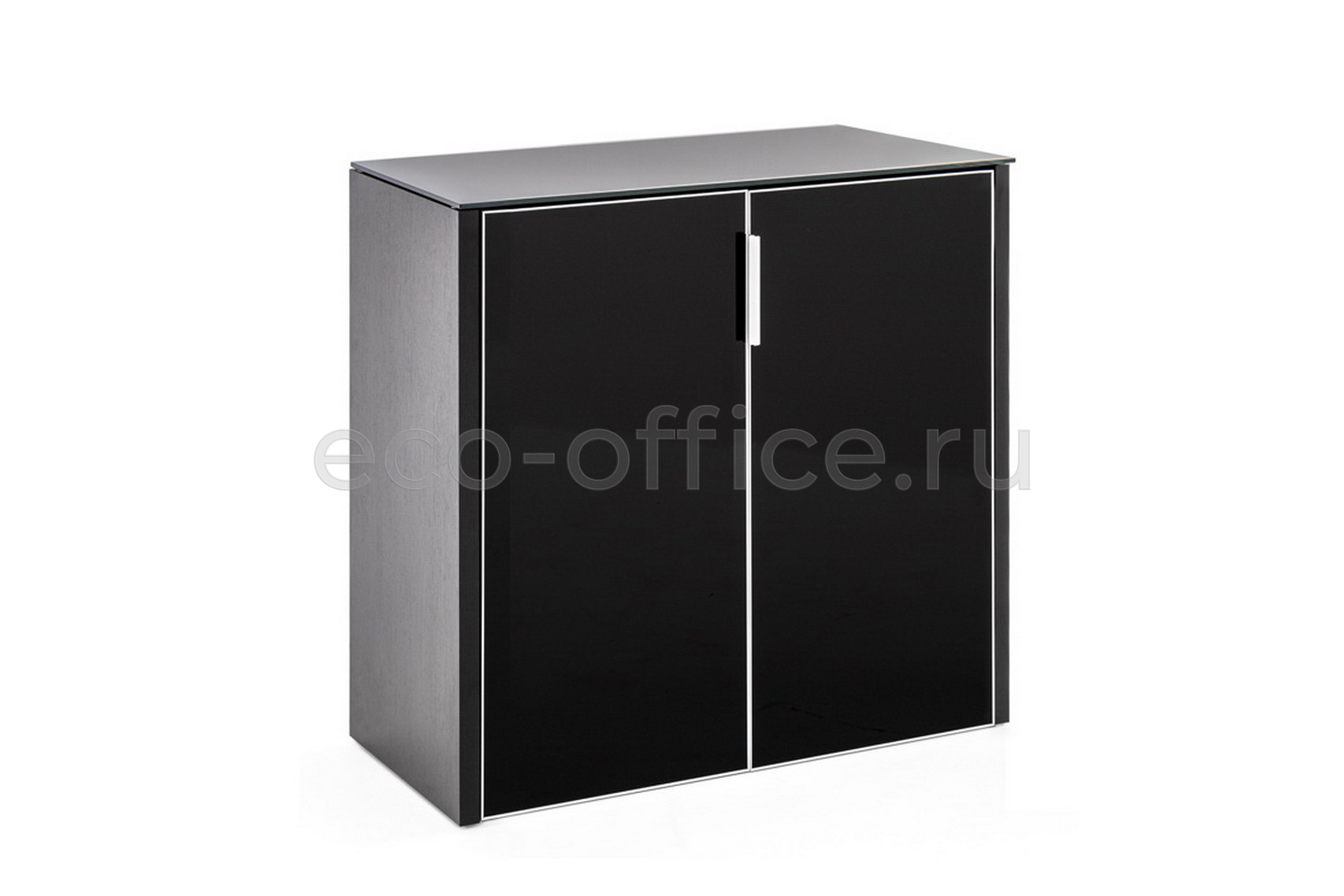 Шкаф низкий 2 двери GALA NEWCRE2/899 CRVt BLACK GLASS  стоимость