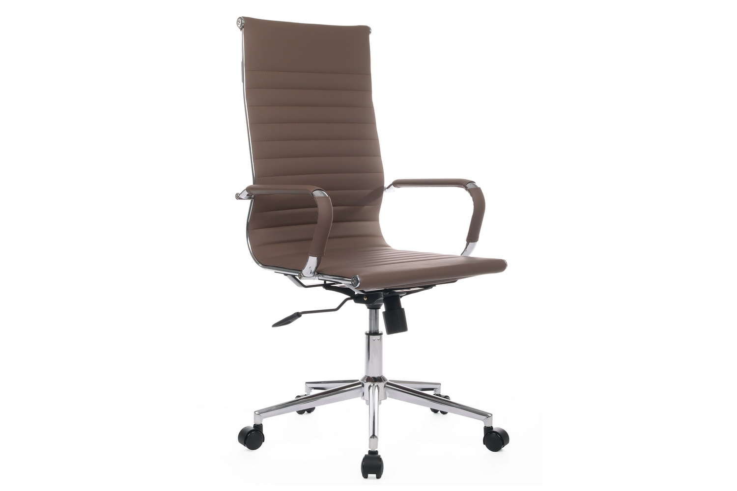 Кресло руководителя RV Chair HUGO 6002-1SE Коричневая экокожа  стоимость