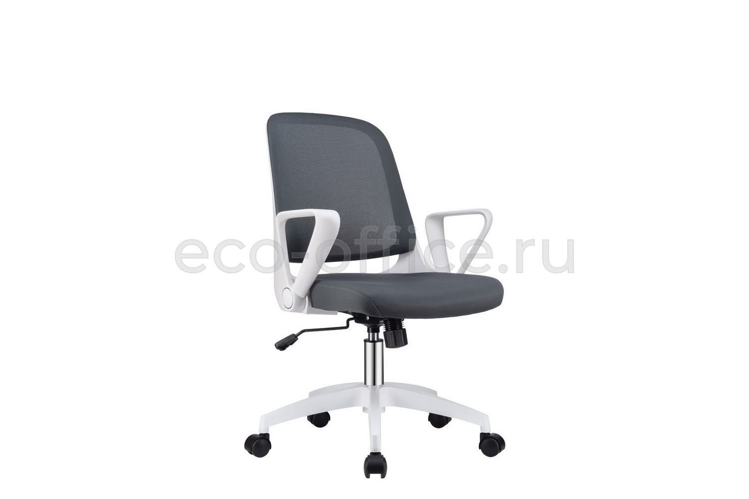 Кресло офисное RV Design W-158 Белый пластик / Серая сетка купить в Севастополе