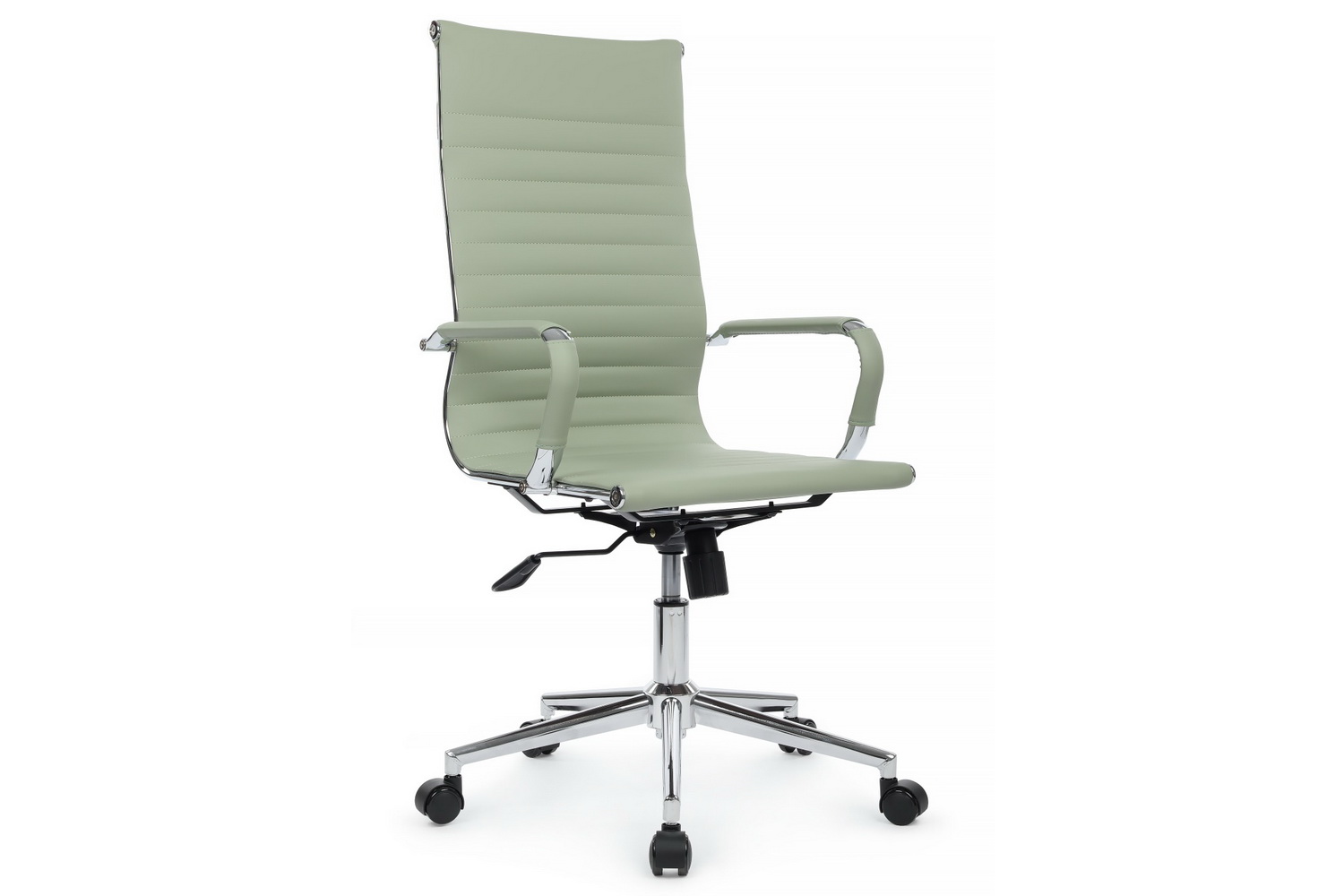 Кресло руководителя RV Chair HUGO 6002-1SE Зелёная экокожа  стоимость