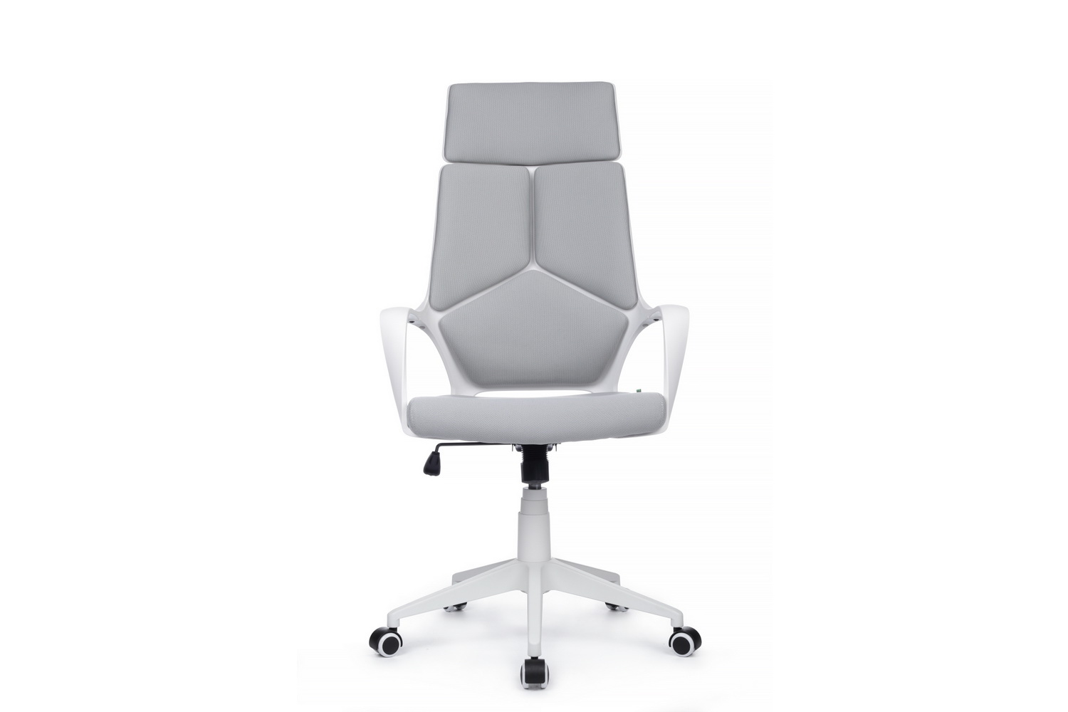 Кресло офисное RV Chair IQ RV 8989 Белый пластик / Светло-серая ткань  стоимость