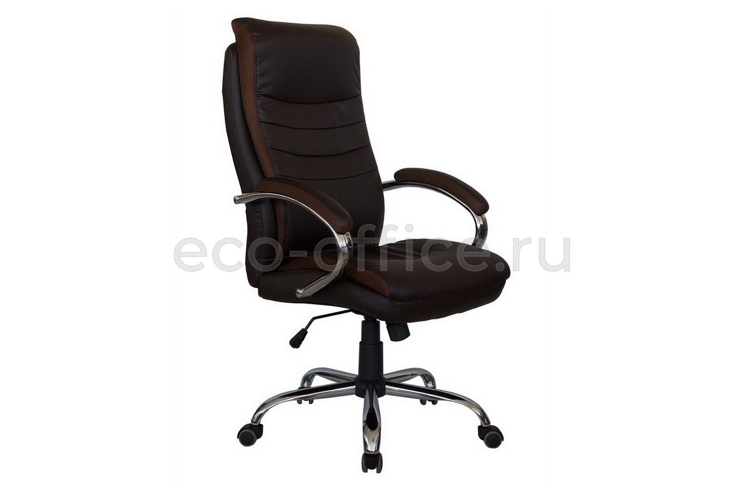 Кресло руководителя RV Chair HOOP 9131 Коричневая экокожа купить в Севастополе