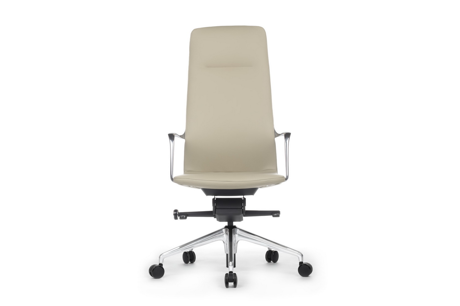 Кресло руководителя RV Design PLAZA FK004-A13 Бежевая кожа  стоимость