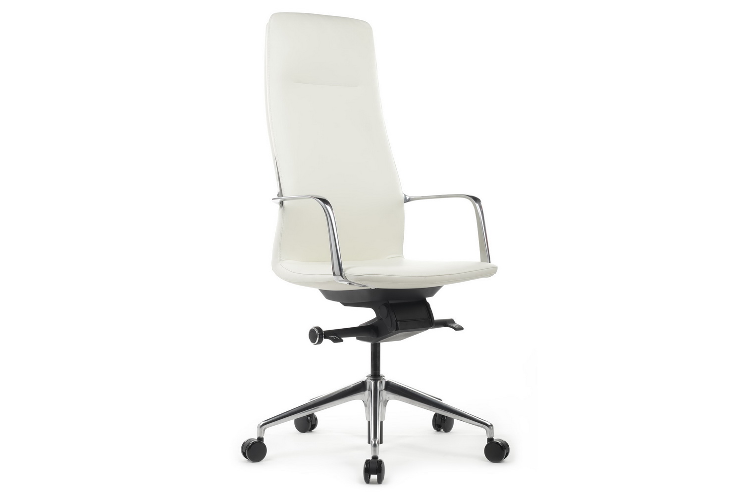 Кресло руководителя RV Design PLAZA FK004-A13 Белая кожа купить в Севастополе