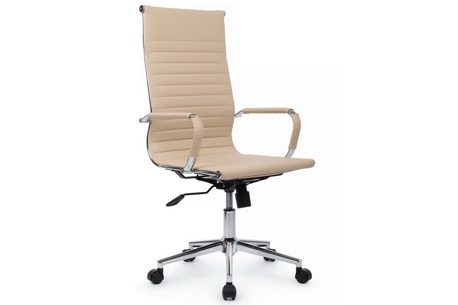 Кресло руководителя RV Chair HUGO 6002-1SE Бежевая экокожа  стоимость