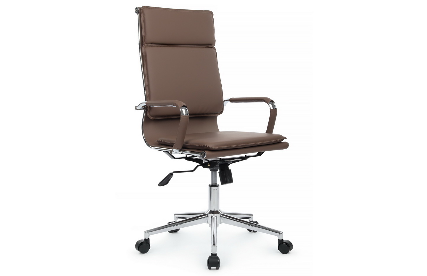 Кресло руководителя RV Chair HUGO 6003-1SE Коричневая экокожа  стоимость