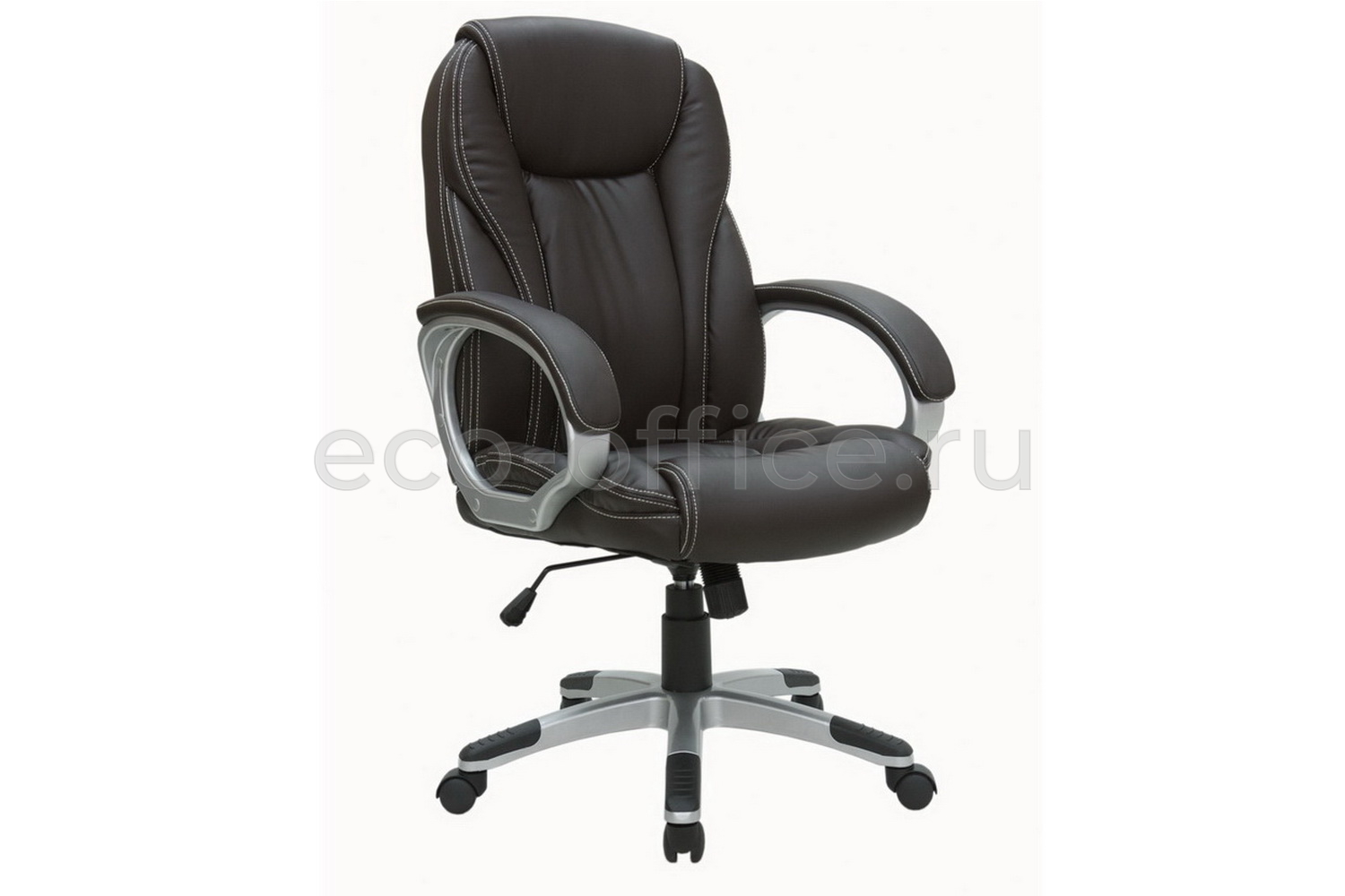 Кресло руководителя RV Chair RIPLI 9263 Коричневая экокожа  стоимость