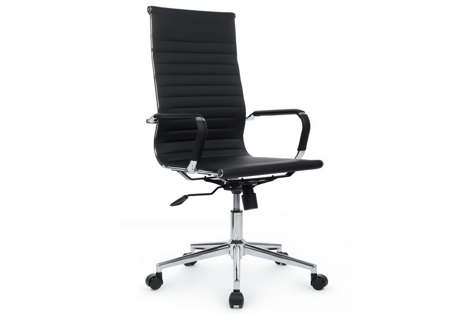 Кресло руководителя RV Chair HUGO 6002-1SEC Чёрная экокожа стоимость