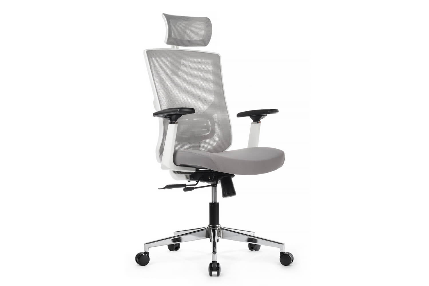 Кресло RV Chair STEP AW2320 Серая сетка / Серая ткань купить в Севастополе