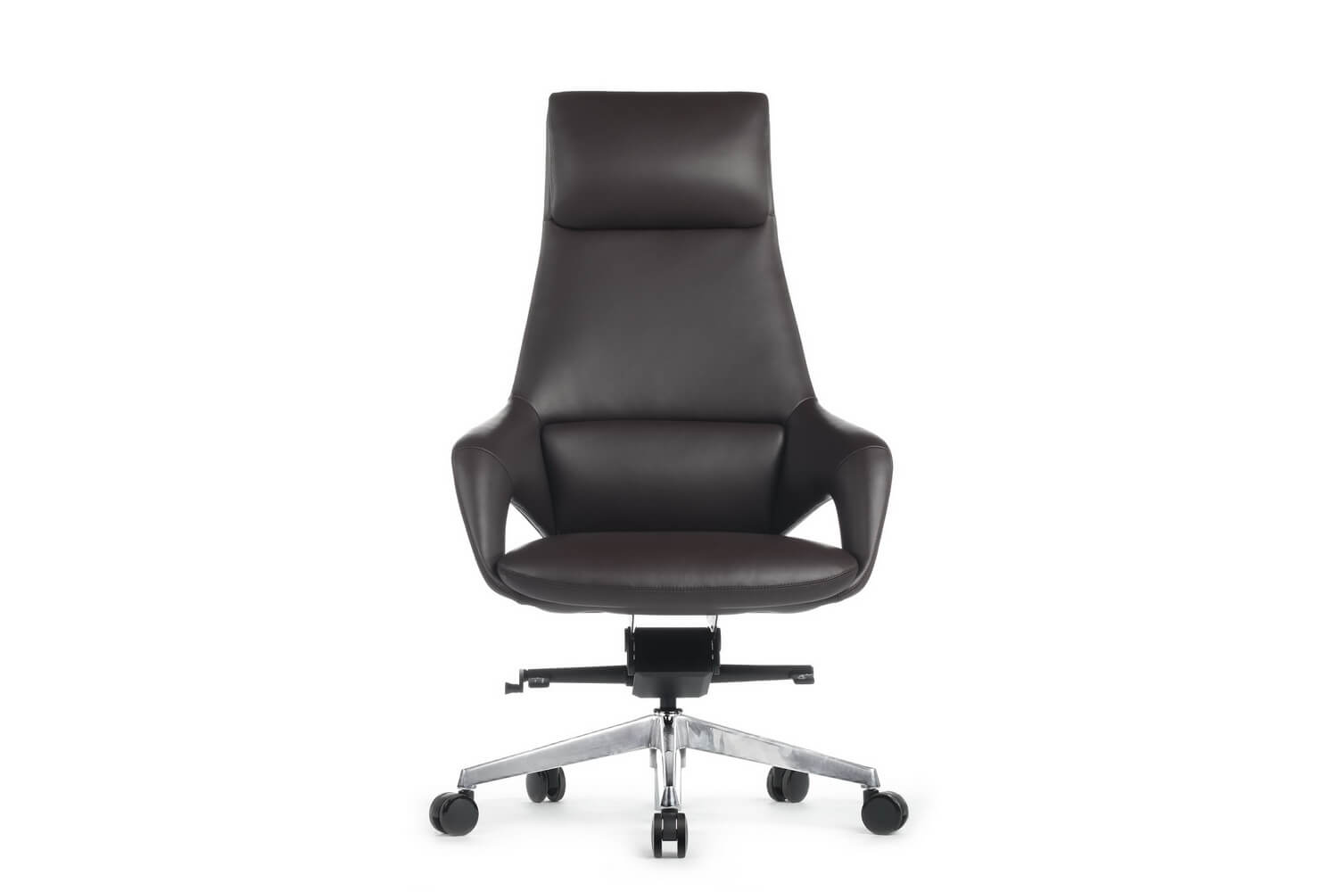 Кресло руководителя RV Design AURA FK005-A Тёмно-коричневая кожа  стоимость