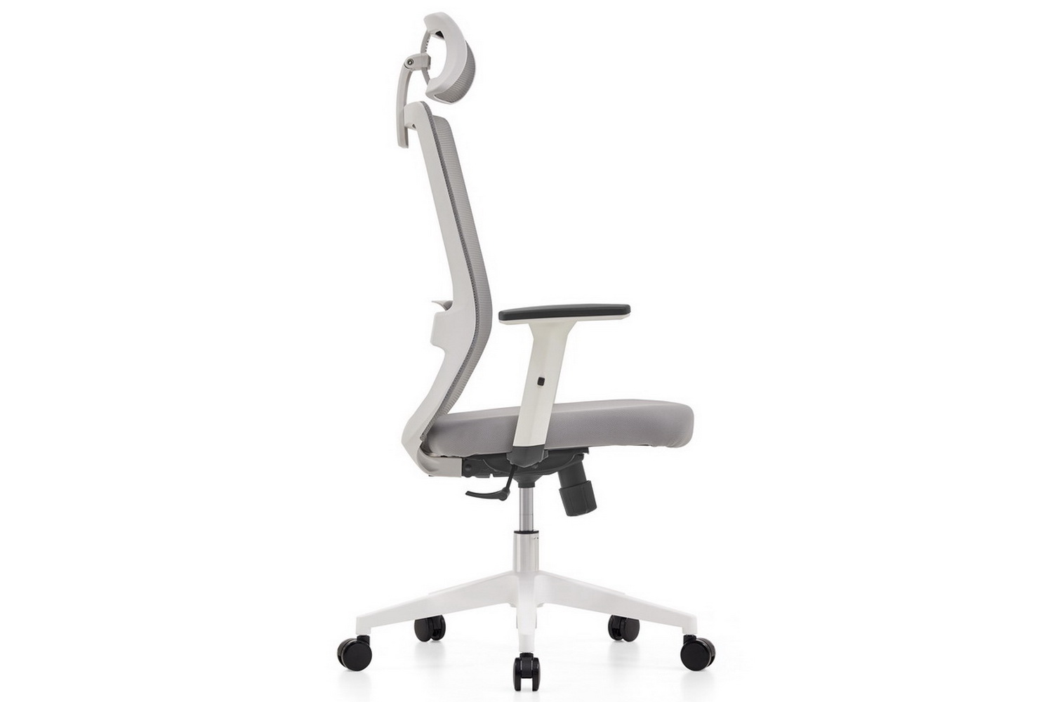 кресло rv chair lid 853a-1-dp3d серая сетка / серая ткань фото