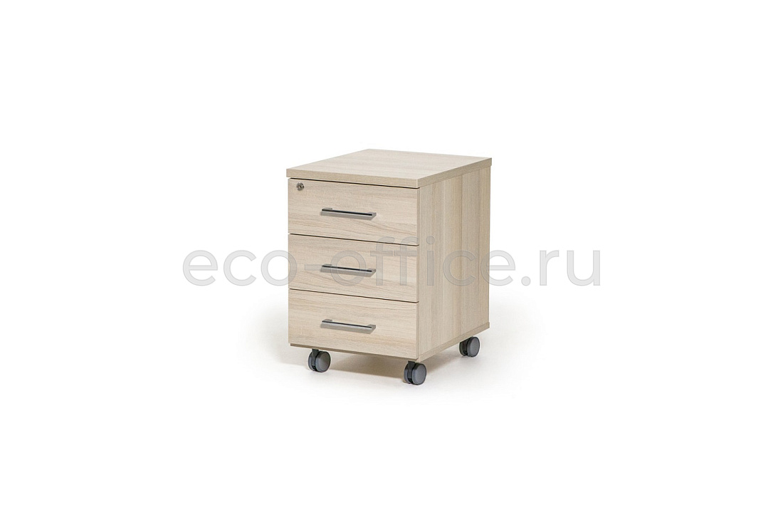 Тумба подкатная 3 ящика FE/RO 72T002 DYDY Дуб Светлый купить в Севастополе