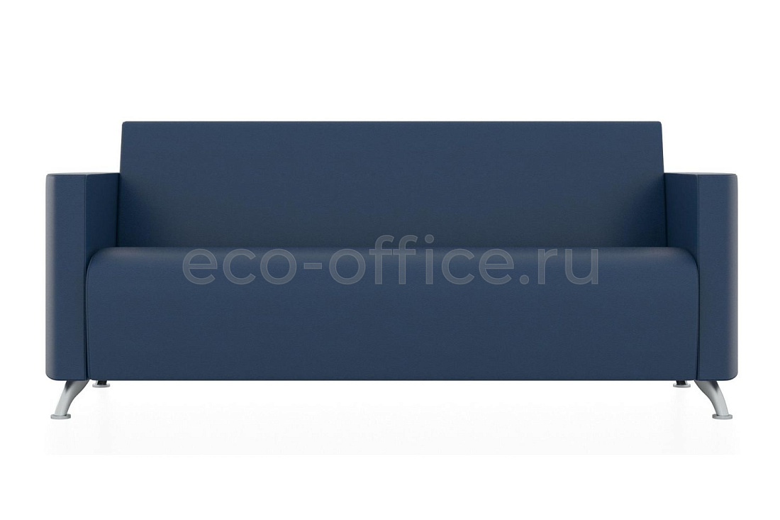 Трехместный диван СИТИ экокожа Euroline 903 Бриллиантово-синий купить в Севастополе