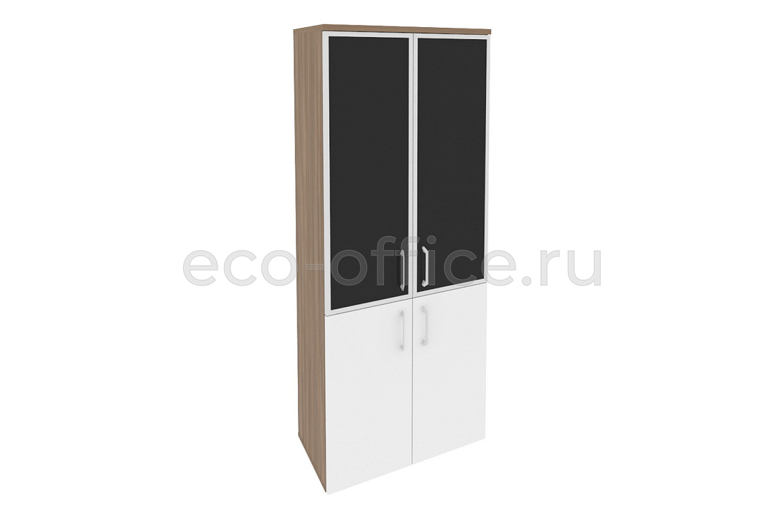 Шкаф высокий широкий ONIX O.ST-1.2 R black Дуб Аризона / Белый Бриллиант купить в Севастополе