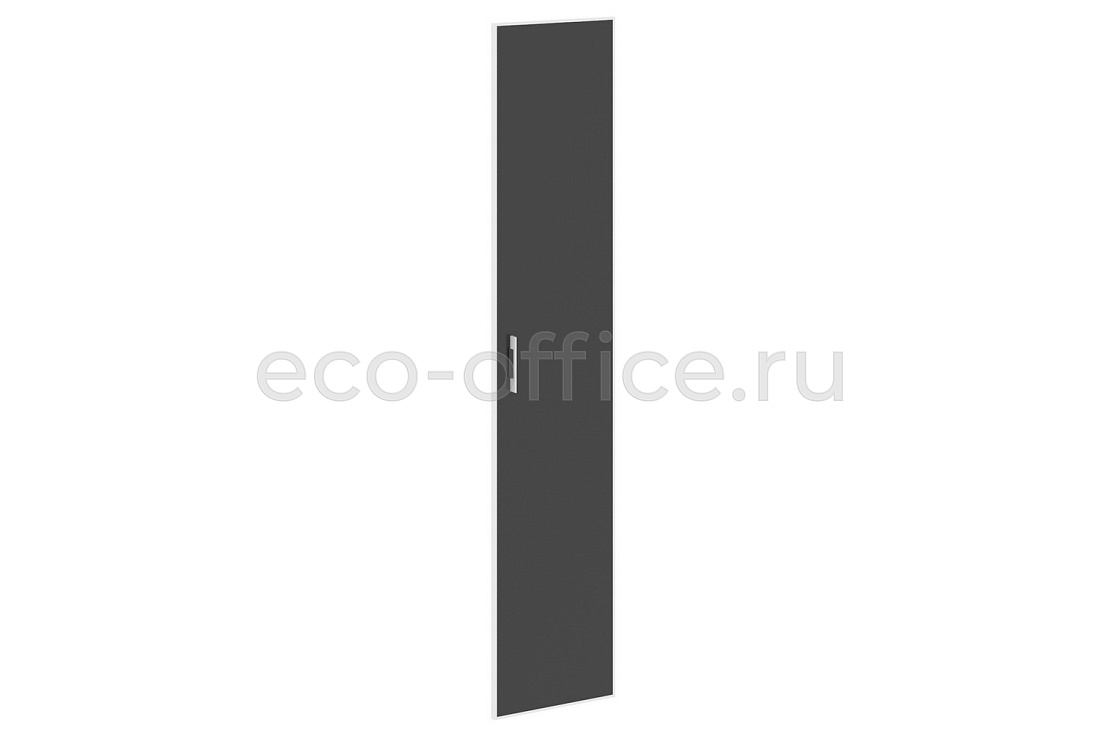 Дверь высокая стеклянная правая YALTA LT.S-1 R (R) black Чёрное стекло купить в Севастополе