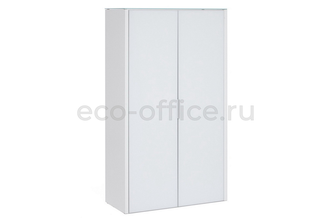 Шкаф для бумаг 2 двери GALA LIB2/980 + LIBW/980 WHITE crvGLASS купить в Севастополе