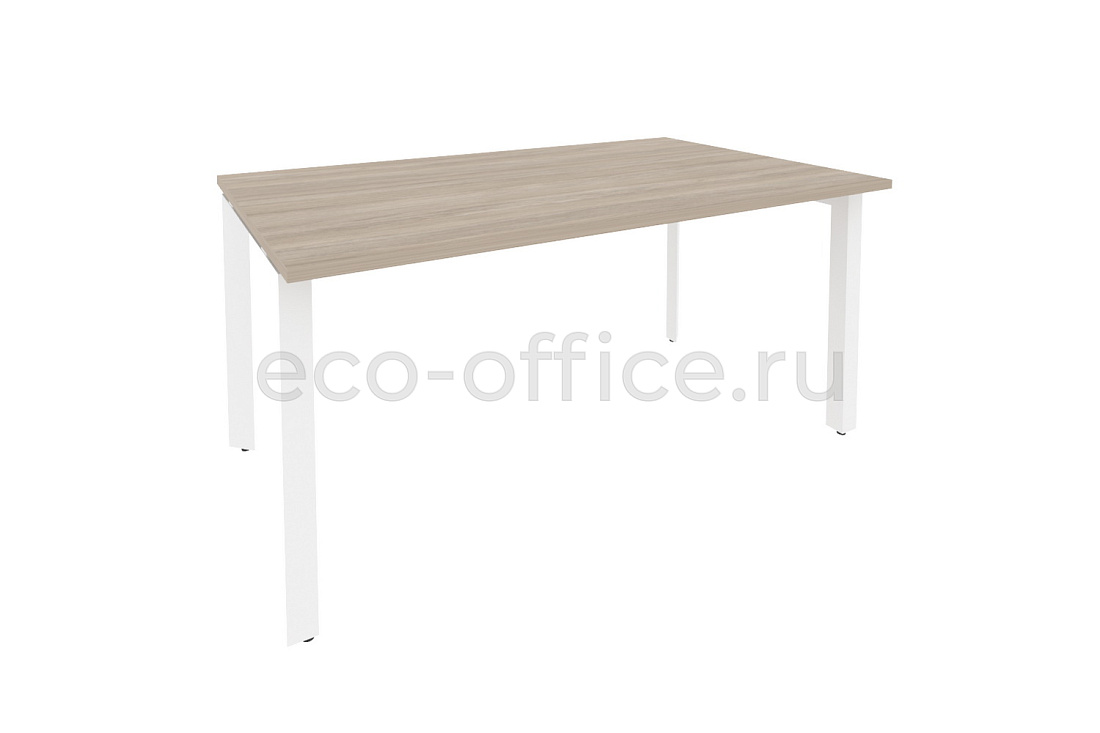Стол переговорный (1 столешница) ONIX O.MP-PRG-1.4 Дуб Аттик / Белый металл  купить в Севастополе