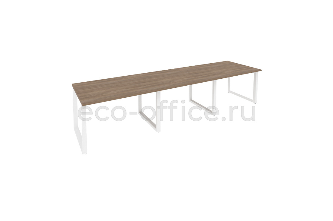 Стол переговорный (3 столешницы) ONIX O.MO-PRG-3.2 Дуб Аризона / Белый металл  купить в Севастополе