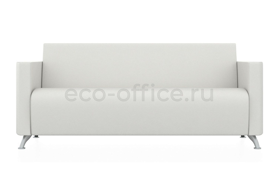 Трехместный диван СИТИ экокожа Euroline 920 Ультра белый купить в Севастополе