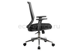 Кресло офисное RV Chair FIX 871E Серая сетка / Чёрная ткань фото
