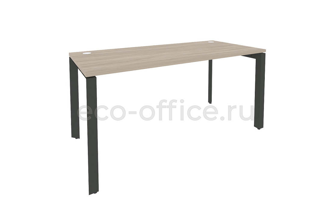 Стол рабочий на П-образном м/к ONIX O.MP-SP-4.7 Дуб Аттик / Антрацит металл  купить в Севастополе