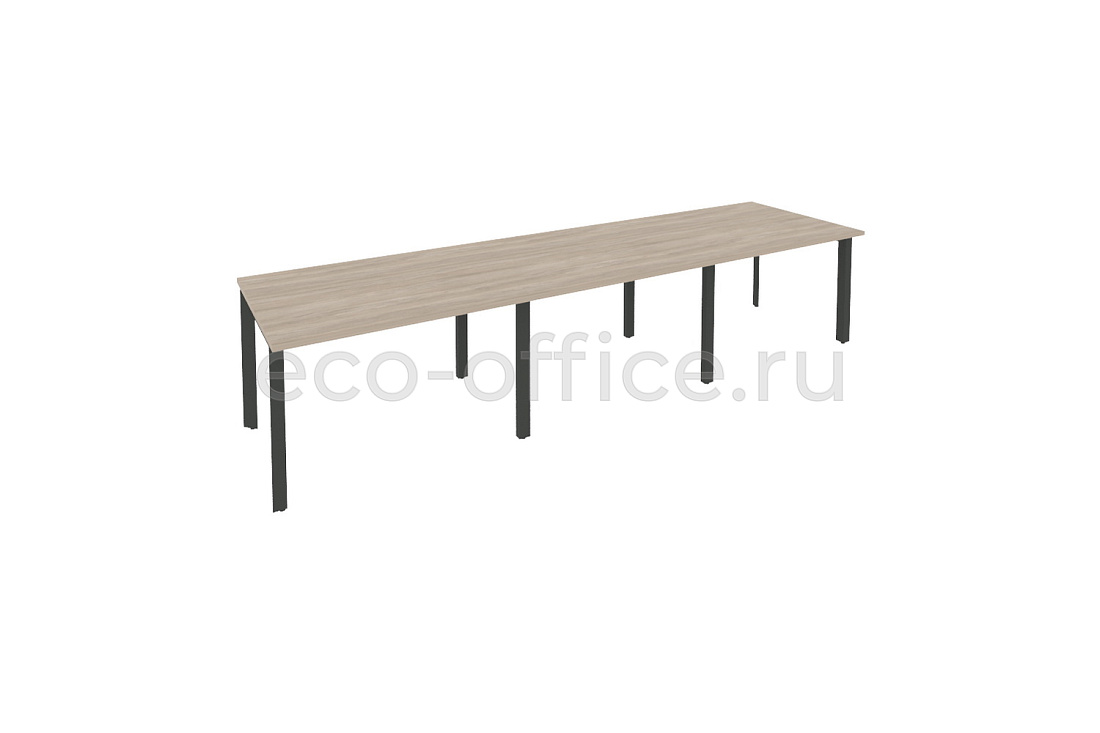 Стол переговорный (3 столешницы) ONIX O.MP-PRG-3.2 Дуб Аттик / Антрацит металл  купить в Севастополе