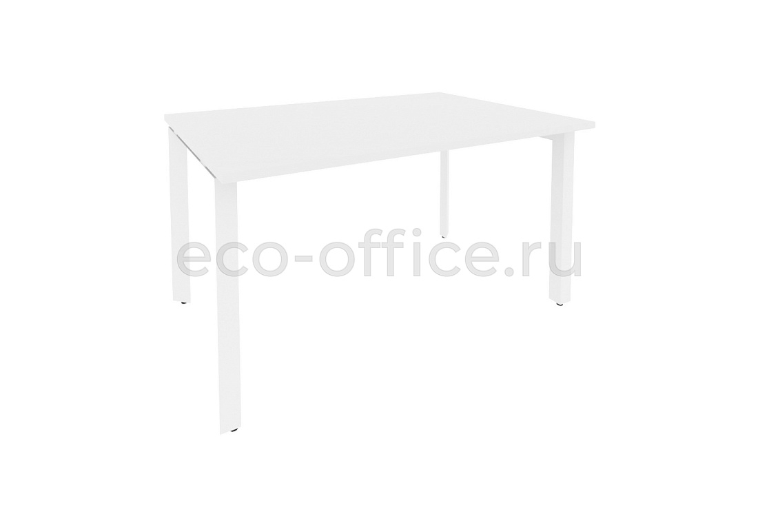 Стол переговорный (1 столешница) ONIX O.MP-PRG-1.3 Белый Бриллиант / Белый металл  купить в Севастополе