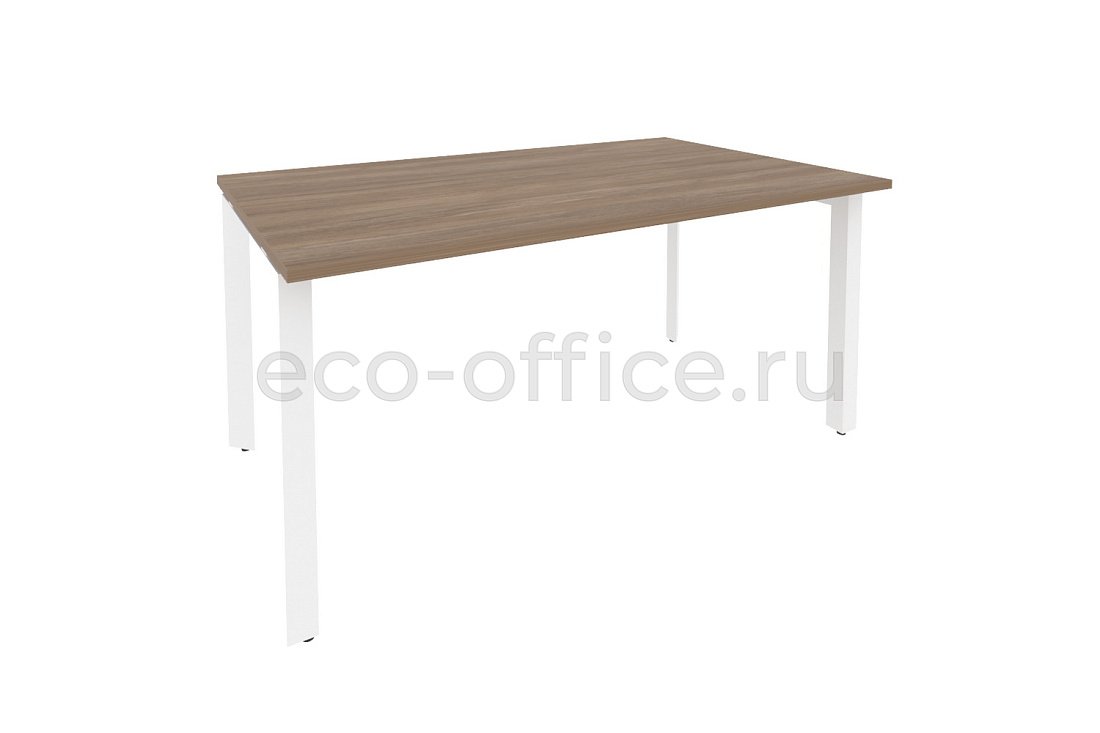 Стол переговорный (1 столешница) ONIX O.MP-PRG-1.4 Дуб Аризона / Белый металл  купить в Севастополе