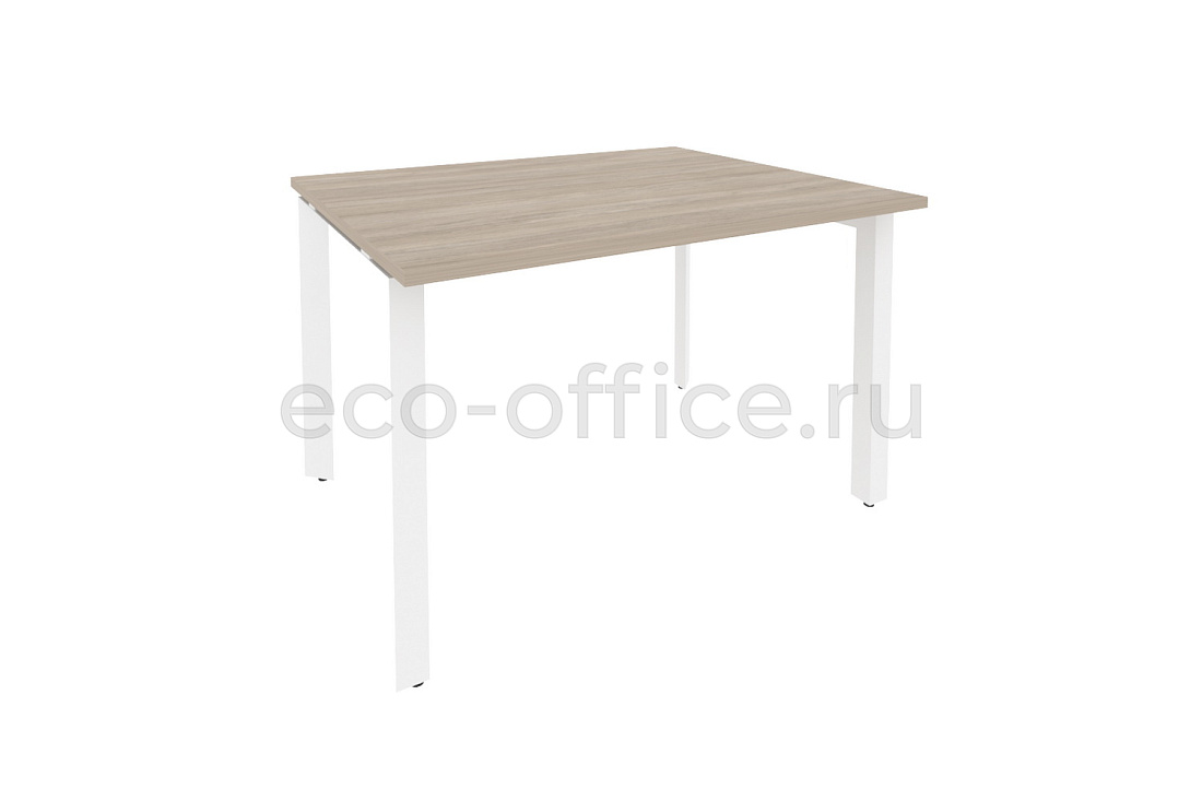 Стол переговорный (1 столешница) ONIX O.MP-PRG-1.2 Дуб Аттик / Белый металл  купить в Севастополе