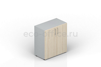 Шкаф для документов низкий EMLS762 Светлый дуб / Белый купить в Севастополе