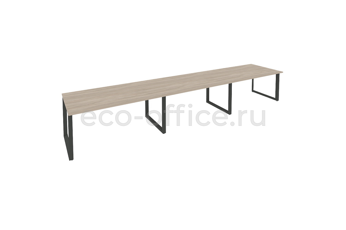 Стол переговорный (3 столешницы) ONIX O.MO-PRG-3.4 Дуб Аттик / Антрацит металл  купить в Севастополе