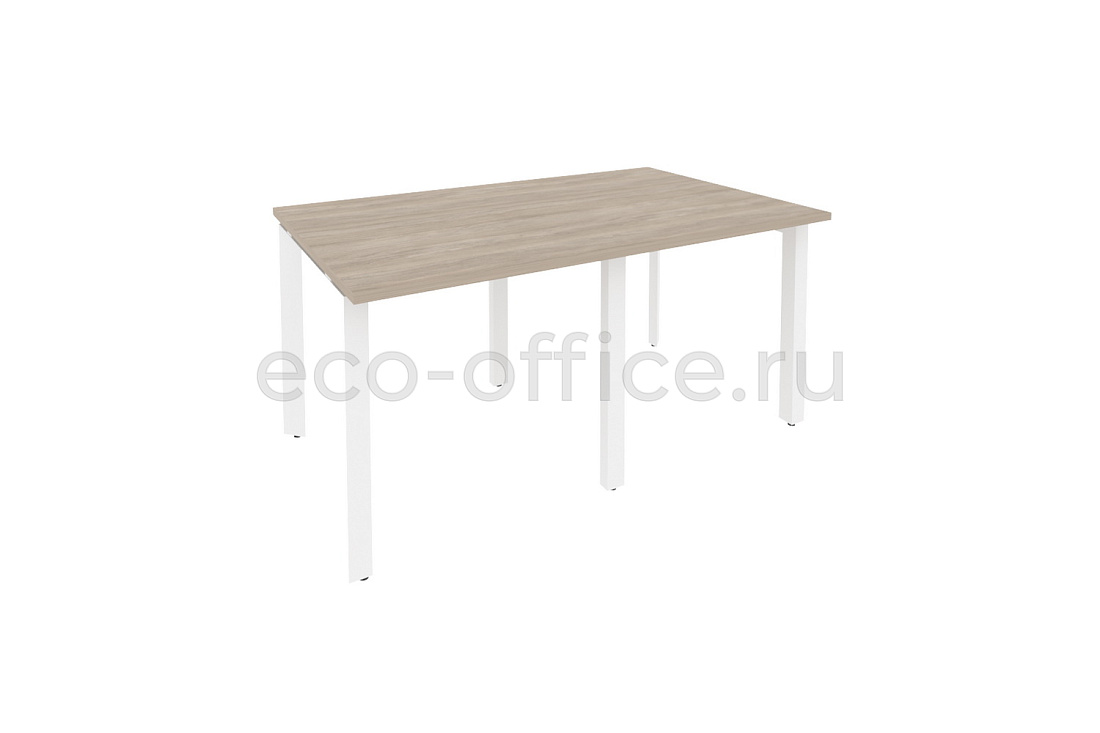 Стол переговорный (2 столешницы) ONIX O.MP-PRG-2.0 Дуб Аттик / Белый металл  купить в Севастополе