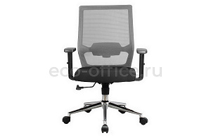 Кресло офисное RV Chair FIX 851E Серая сетка / Чёрная ткань фото
