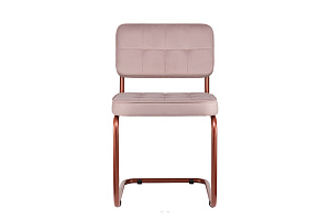 Комплект конференц-кресел ECO-CHAIR COLOMBO Comfort CLM-05 Розовый велюр / Терракот металл фото