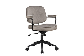 Кресло ECO-CHAIR CHESTER W-221T Серый велюр купить в Севастополе