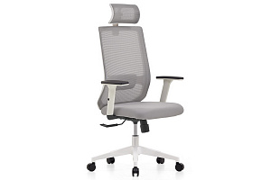 Кресло RV Chair LID 853A-1-DP3D Серая сетка / Серая ткань фото