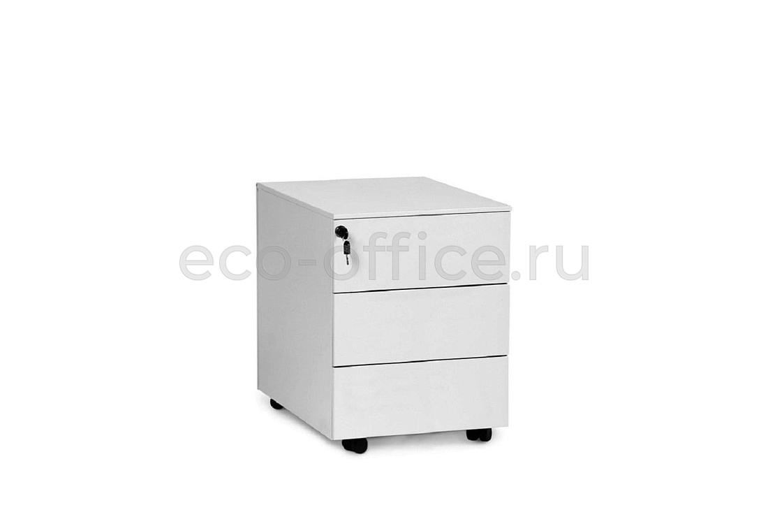 Тумба мобильная 3 ящика UNI CP3 BI / 5133335901 Белый купить в Севастополе