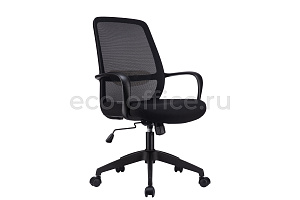 Кресло ECO-CHAIR W-207 Чёрный пластик / Чёрная сетка фото