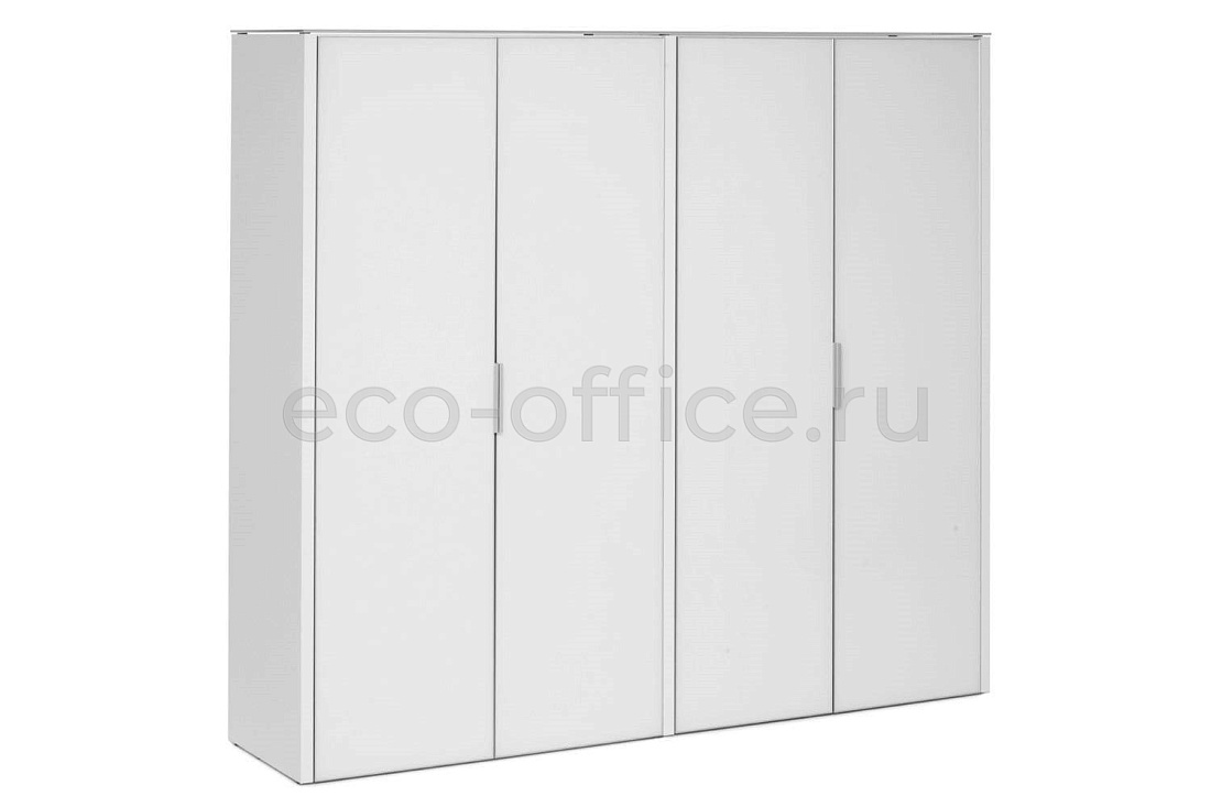 Шкаф для бумаг 4 двери GALA LIB4/980 +2*LIBW/980 WHITE crvGLASS купить в Севастополе