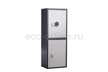 Шкаф бухгалтерский AIKO SL-125/2T EL Графит (RAL 7024) / Светло-серый (RAL 7038) купить в Севастополе
