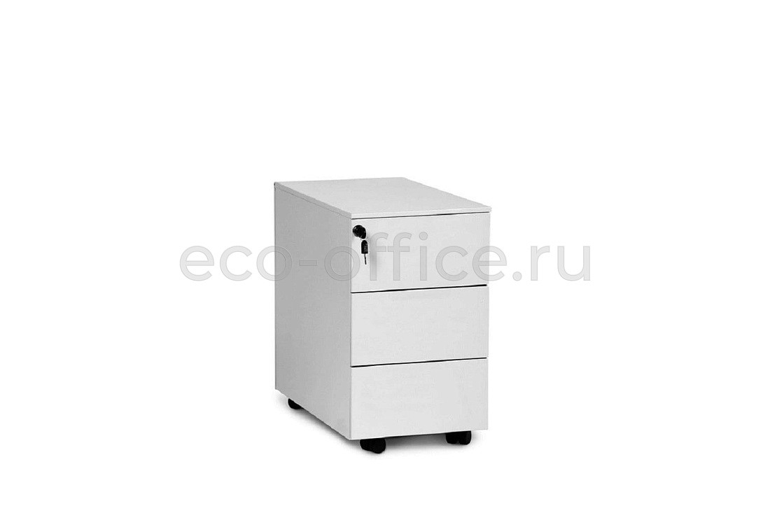 Тумба мобильная 3 ящика узкая UNI СSP3 BI / 5133764901 CS3 BI / 5133359901Белый купить в Севастополе
