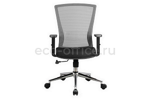 Кресло офисное RV Chair FIX 871E Серая сетка / Чёрная ткань фото