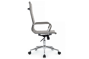 Кресло руководителя RV Chair HUGO 6002-1SE Серая экокожа фото