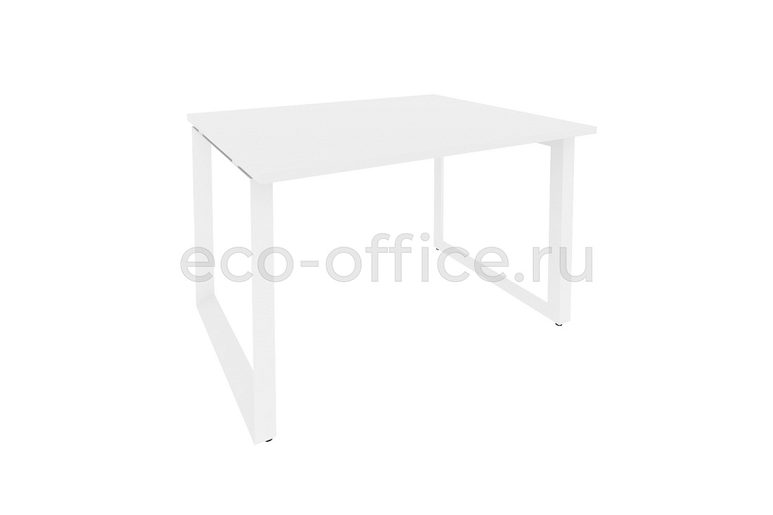 Стол переговорный (1 столешница) ONIX O.MO-PRG-1.2 Белый Бриллиант / Белый металл  купить в Севастополе