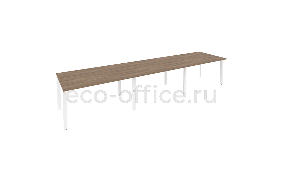 Стол переговорный (3 столешницы) ONIX O.MP-PRG-3.3 Дуб Аризона / Белый металл  купить в Севастополе