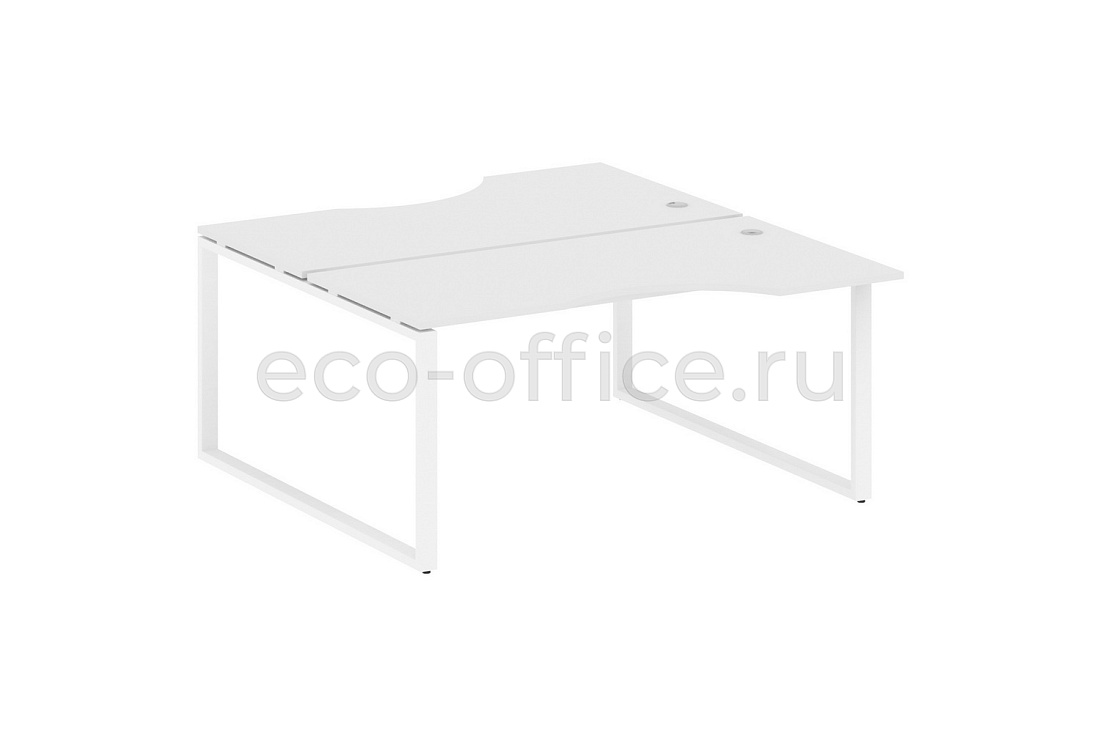 Рабочая станция криволинейная METAL SYSTEM STYLE БО.РАС-СА-2.1 Белый / Белый металл  стоимость