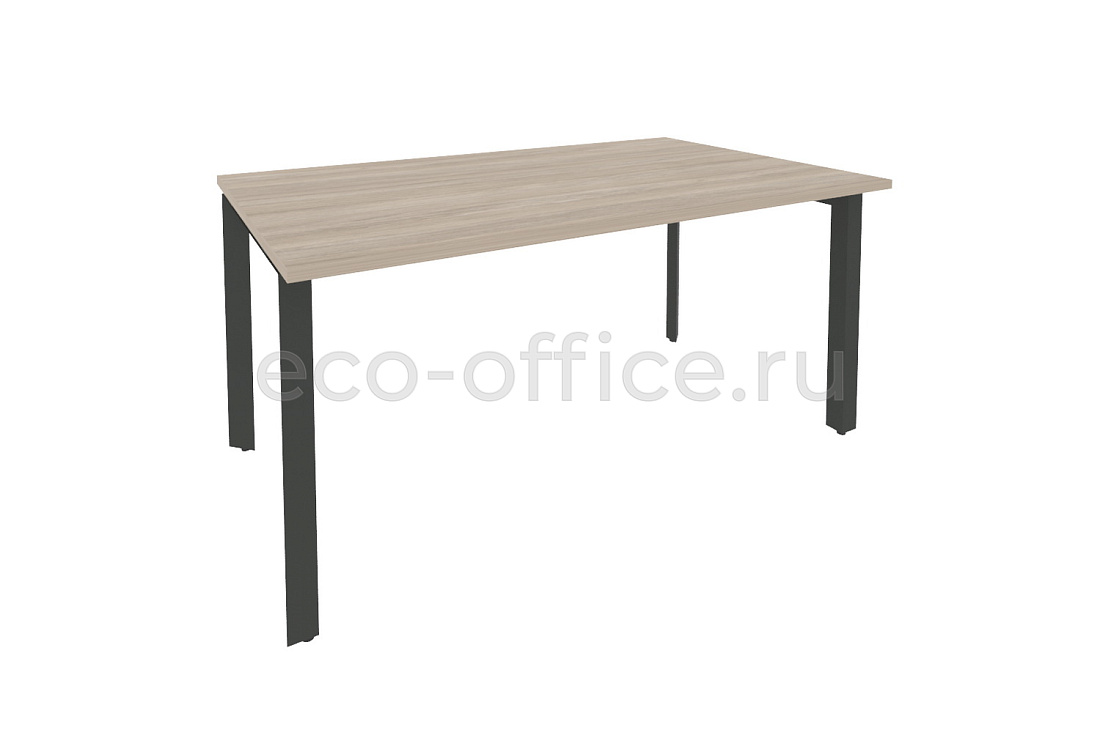 Стол переговорный (1 столешница) ONIX O.MP-PRG-1.4 Дуб Аттик / Антрацит металл  купить в Севастополе