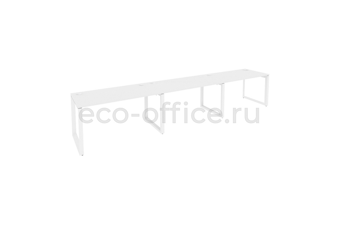 Рабочая станция на O-образном м/к ONIX O.MO-RS-3.3.7 Белый Бриллиант / Белый металл  купить в Севастополе